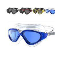 Comfortable Silicone Rubber Swim Goggles with Anti-Fog Lens